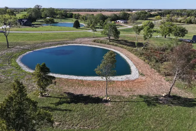 clear water in a pond - pond and lake management - best location for pond