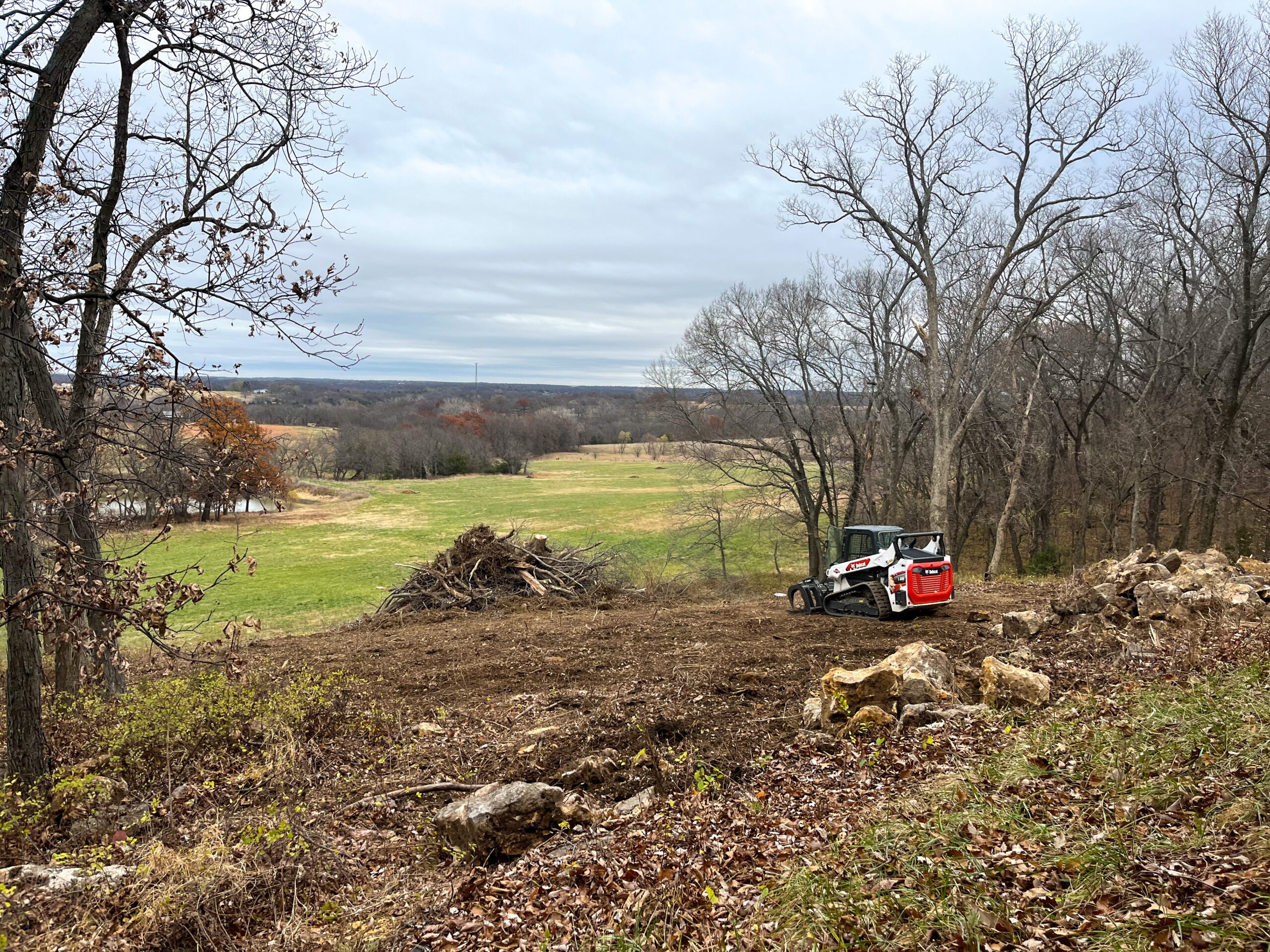 Large Pond Construction Project