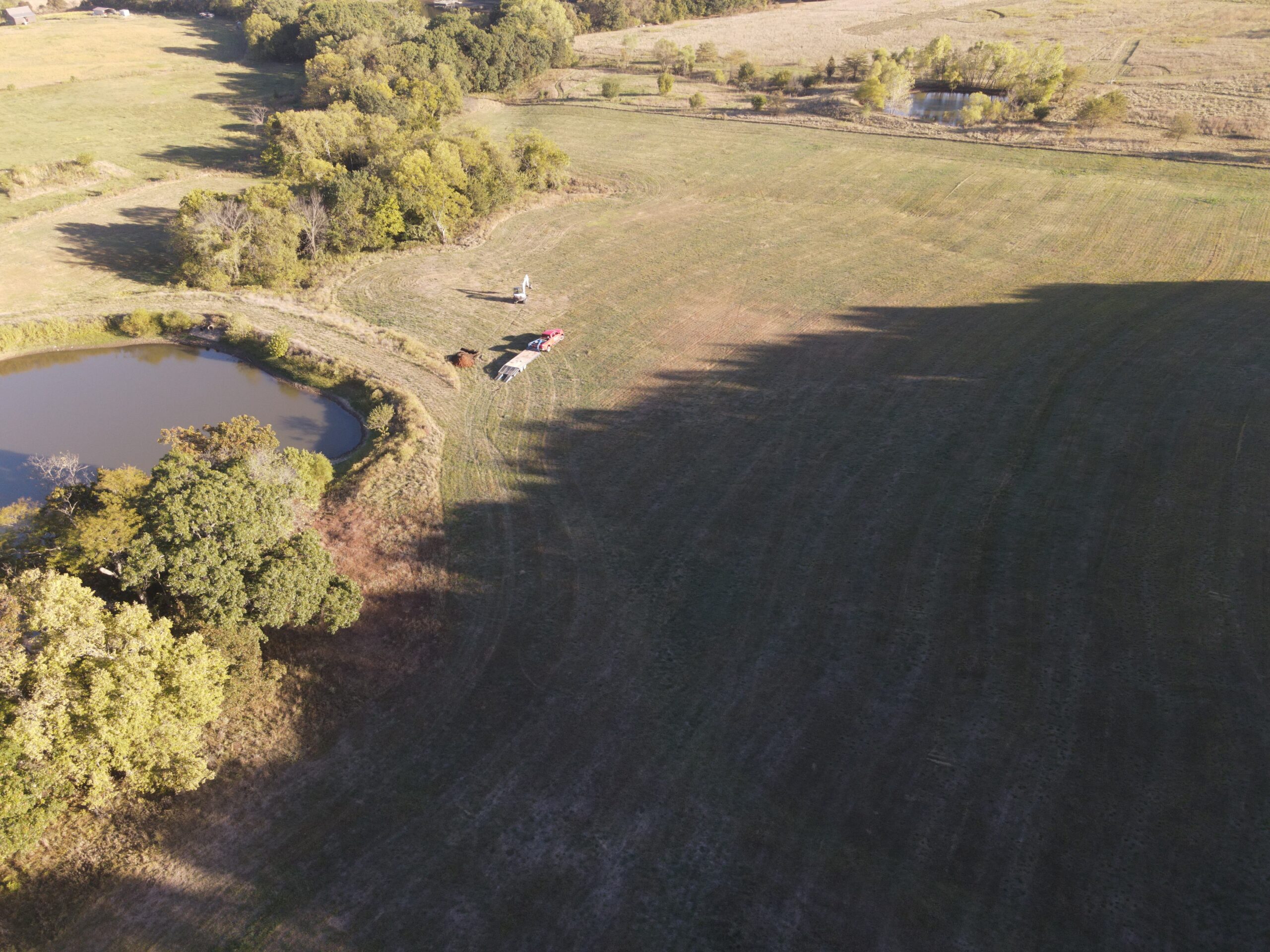 Large Pond Construction Project