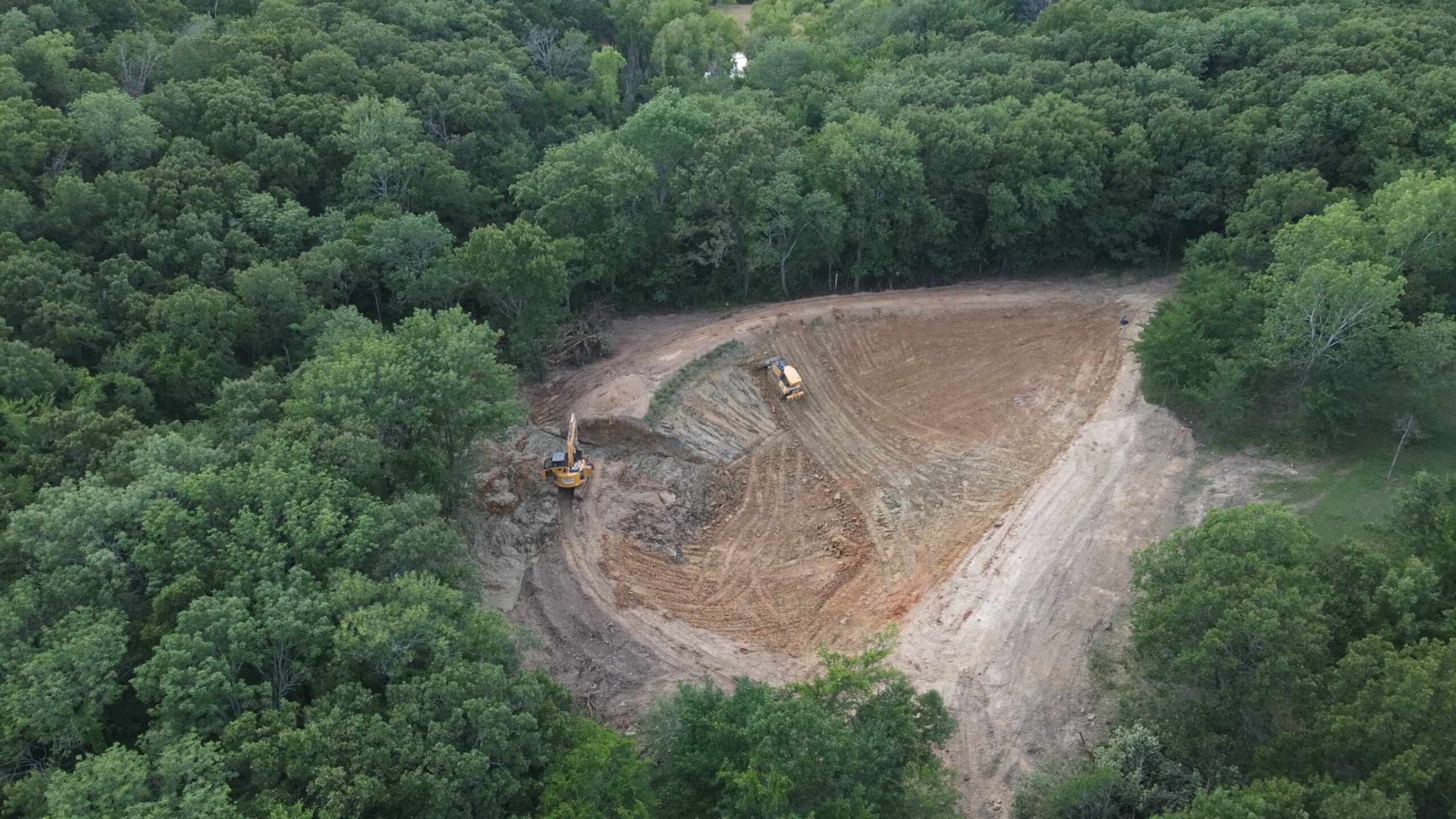 Large Pond Construction Project - Bulletproof Pond and Lake Large Pond Construction Project