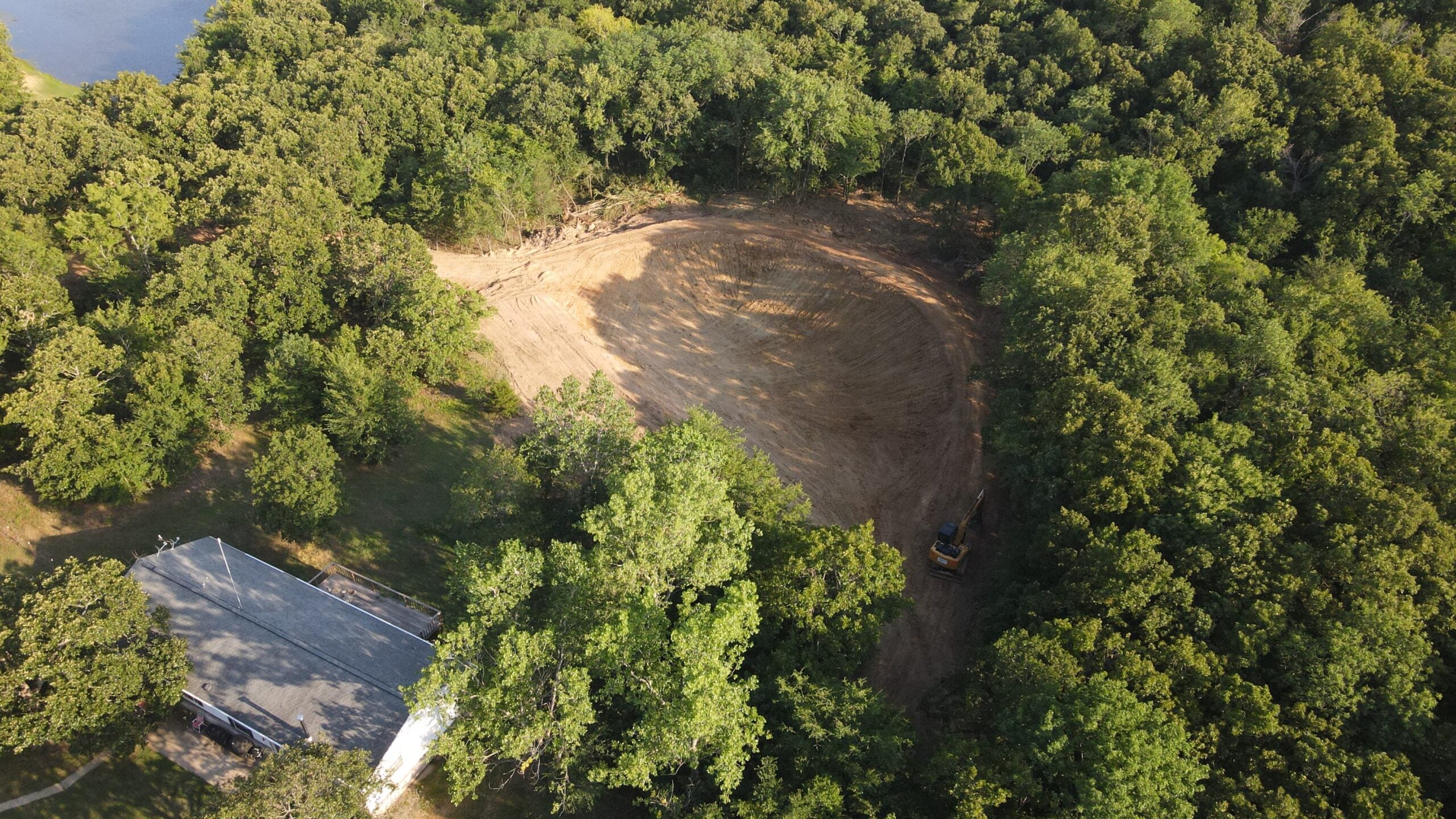 Large Pond Construction Project - Bulletproof Pond and Lake Large Pond Construction Project