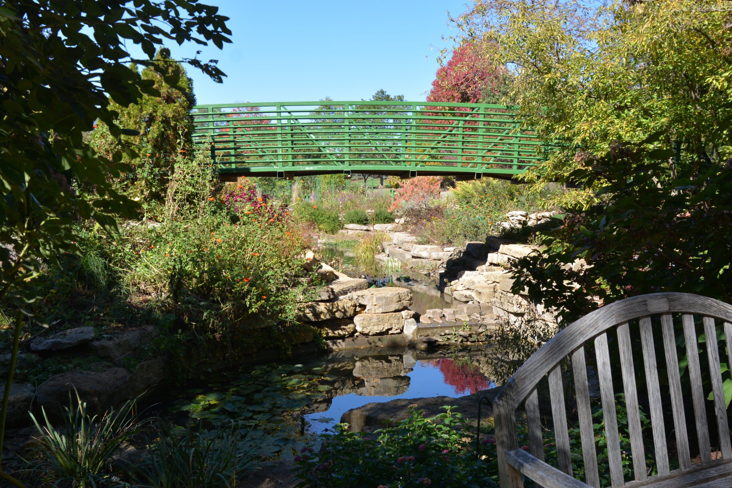 Bridge Over A Man Made Creek