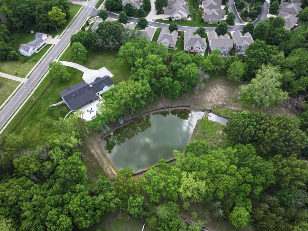 How long does it take to build a pond?Completed And Filled Pond/Lake Installation