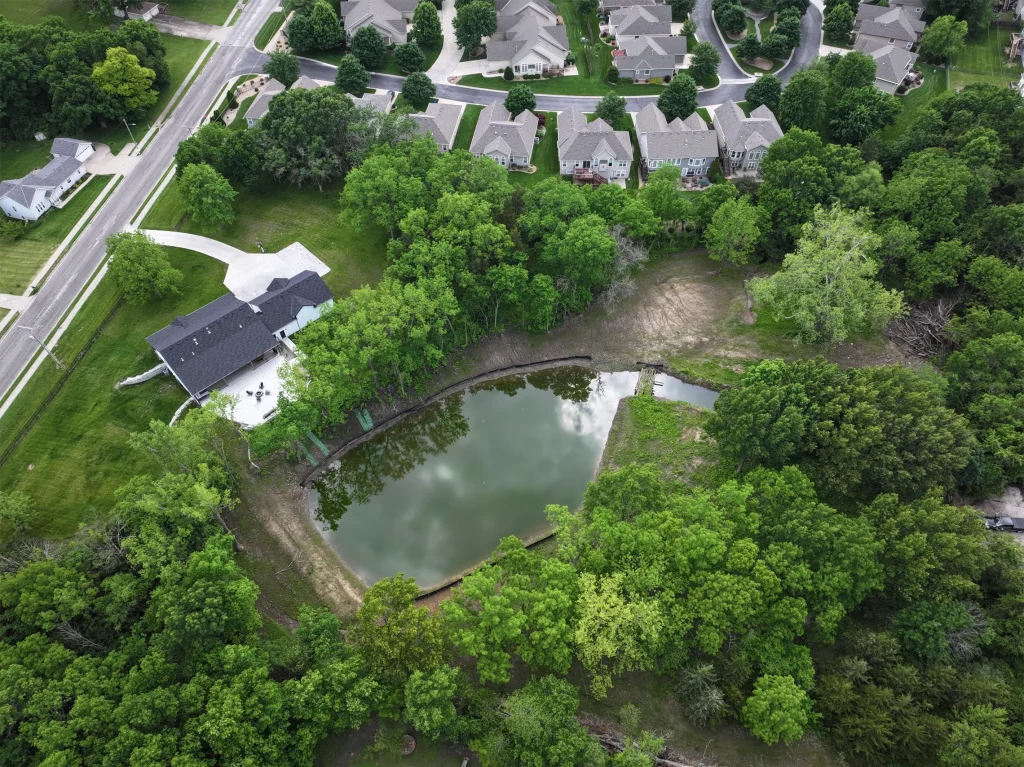 Leavenworth recreational fishing pond