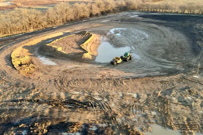 how to dig a pond