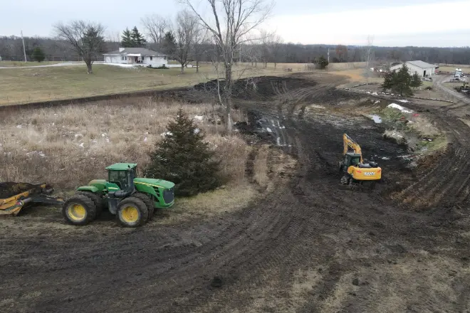 pond construction