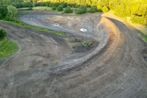 a pond excavation completed by Bulletproof Pond and Lake