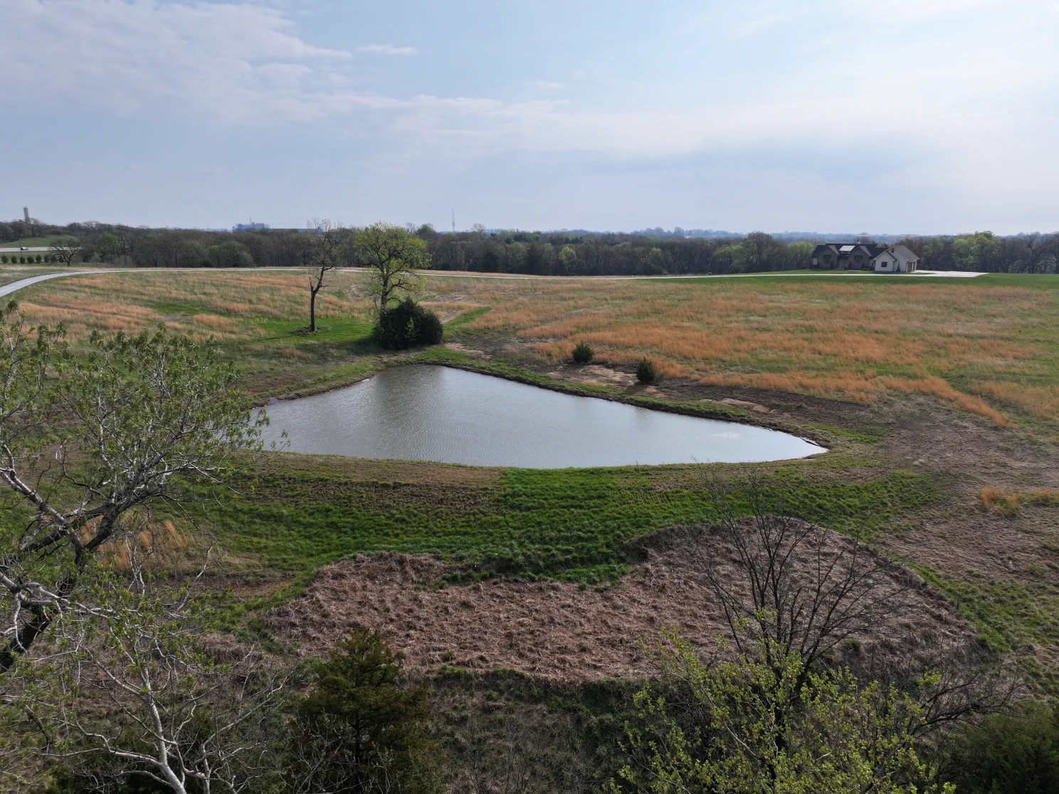 Pond lining successful after shots in bonner springs kansas. Bulletproof Pond and Lake