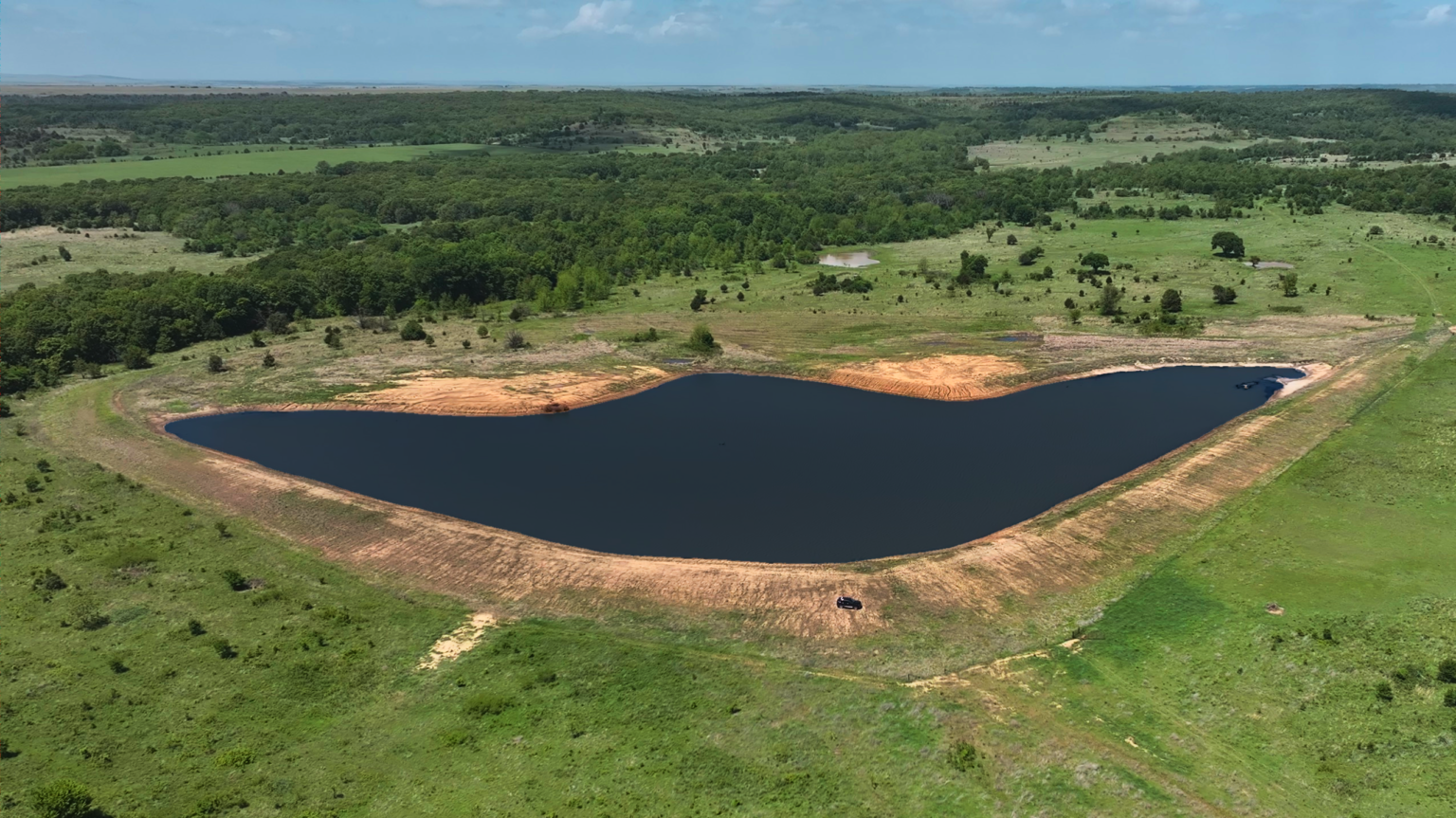10-Acre Duck Lake & Wetlands in Oklahoma by Bulletproof Pond and Lake