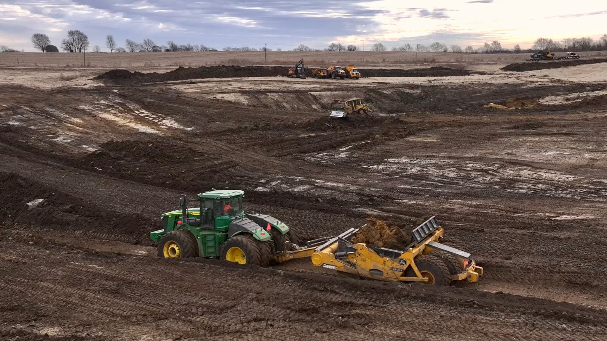Pond and Lake Specialized Professional Machinery with GPS and modern technology. Bulletproof Pond and Lake