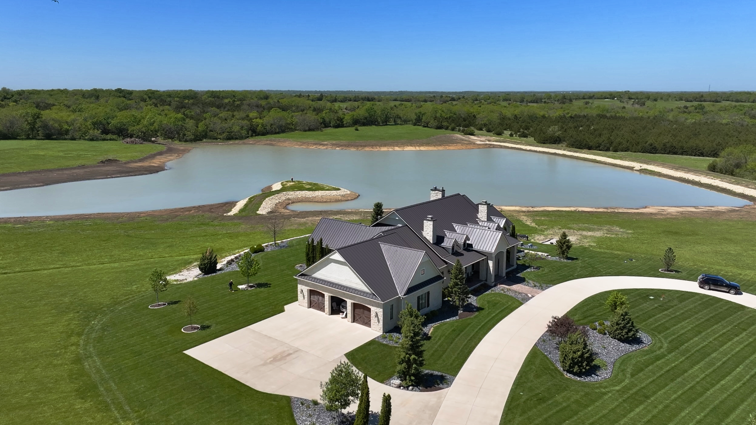12-Acre Lake Expansion in Melvern, Osage County, KS by Bulletproof Pond and Lake